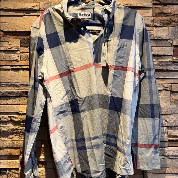 NWT Shirt men Barbour Size Large - Picture 3 of 9